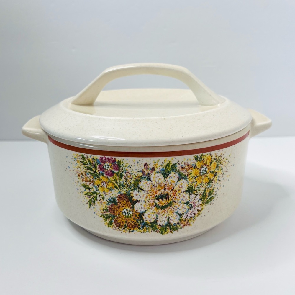 Temper-Ware by Lenox Magic Garden 1.25 Qt Covered Cassarole Dish Lid